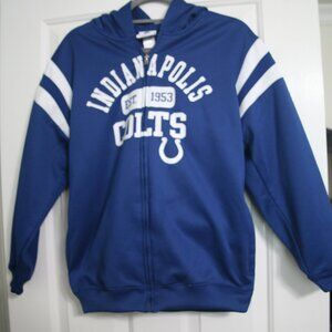 NFL Indianapolis Colts Youth Full-Zip Hooded Sweatshirt, Size Youth XL 14/16